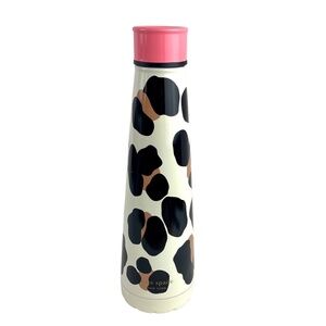 Kate Spade Forest Feline Stainless Steel Water Bottle Leopard Cheetah Print